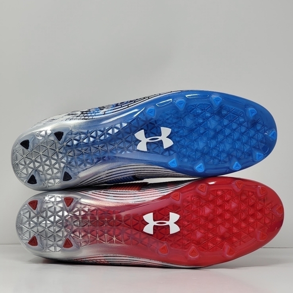 Under Armour Highlight MC LE USA Football Cleats 3026340-100 Men\'s Size 12.5 New main image 4